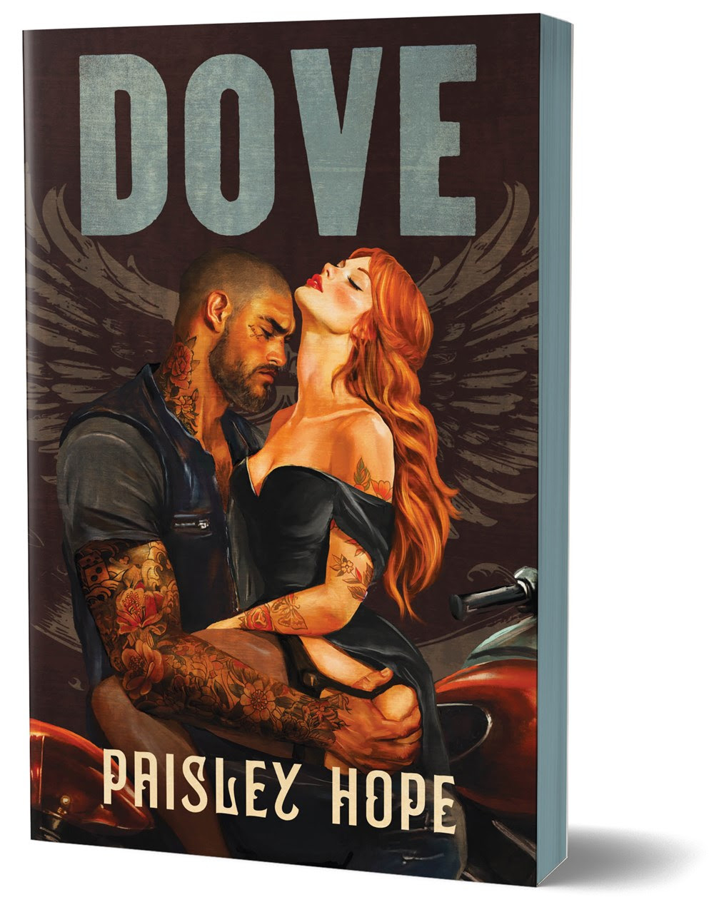 Dove (Deluxe Edition) updated design + hand-signed bookplate, motorcycle patch, and temporary tattoo